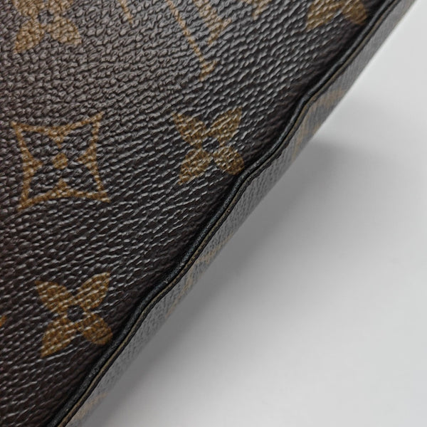 FÉLICIE Monogram Coated Canvas Brown