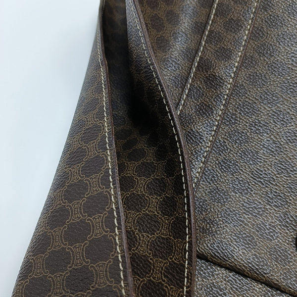 MACADAM SHOPPING BAG Coated Canvas Brown