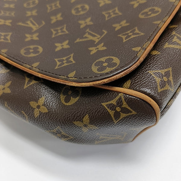 VALMY Monogram Coated Canvas Brown