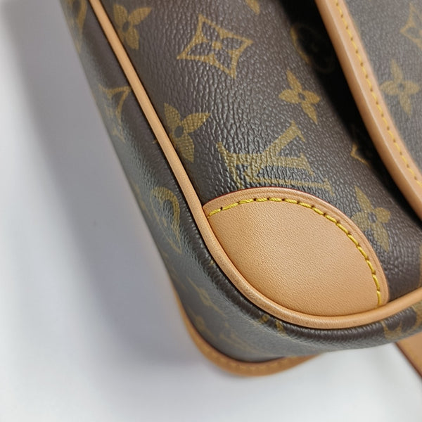 DIANE Monogram Coated Canvas Brown