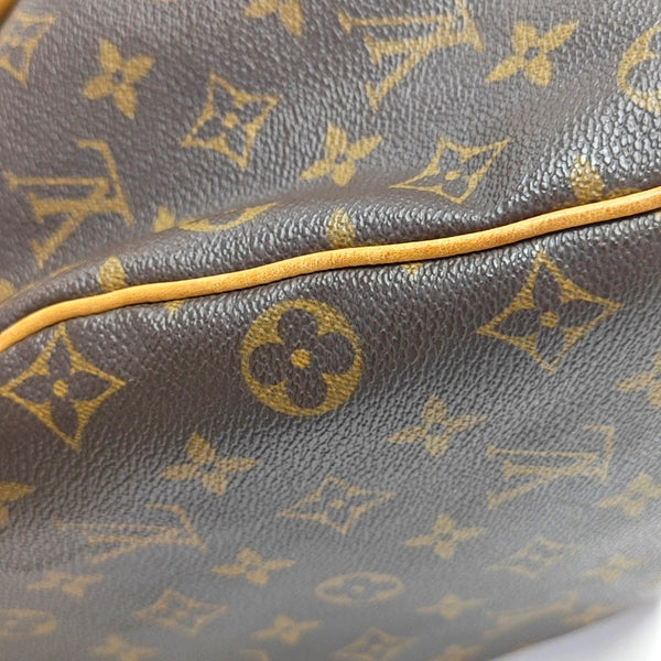 SPEEDY 35 Monogram Coated Canvas Brown