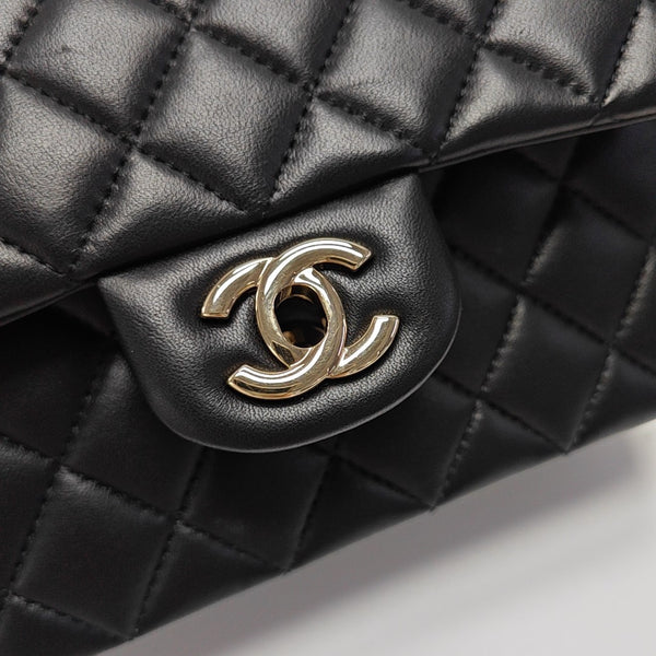 Quilted Lambskin Mini Black