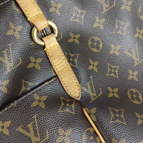 TOTALLY MM Monogram Coated Canvas Brown