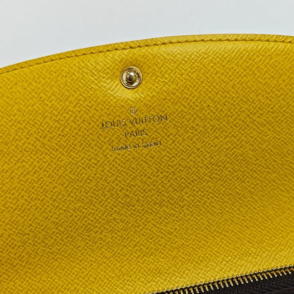 EMILIE Monogram Coated Canvas Brown