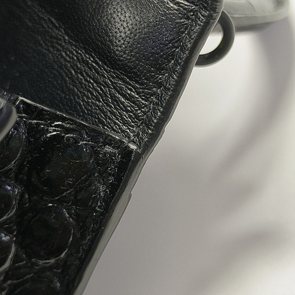 Hourglass Mini Calfskin Black