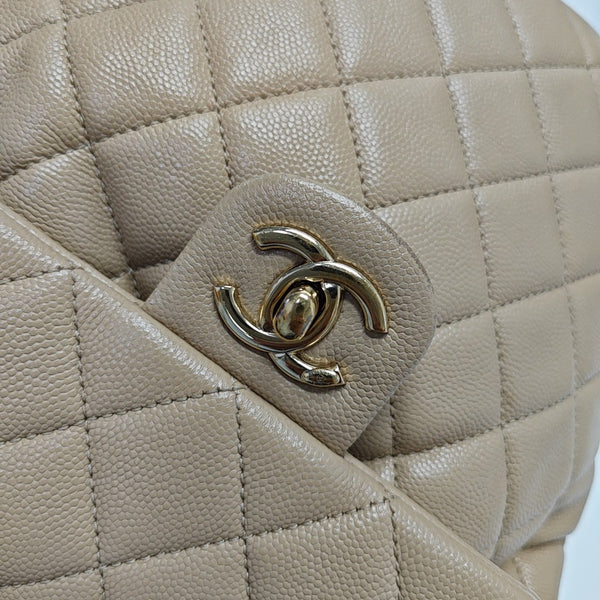 URBAN SPIRIT Quilted Grained Calfskin Beige