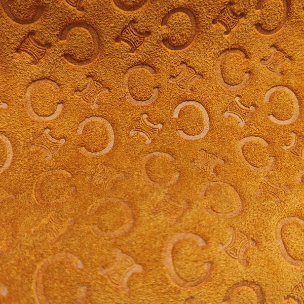 Suede Top Handle Bag Orange