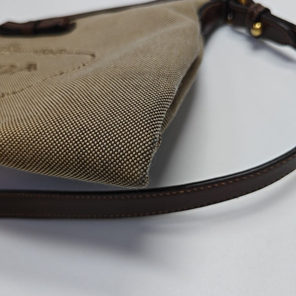 Canvas Shoulder Bag Brown