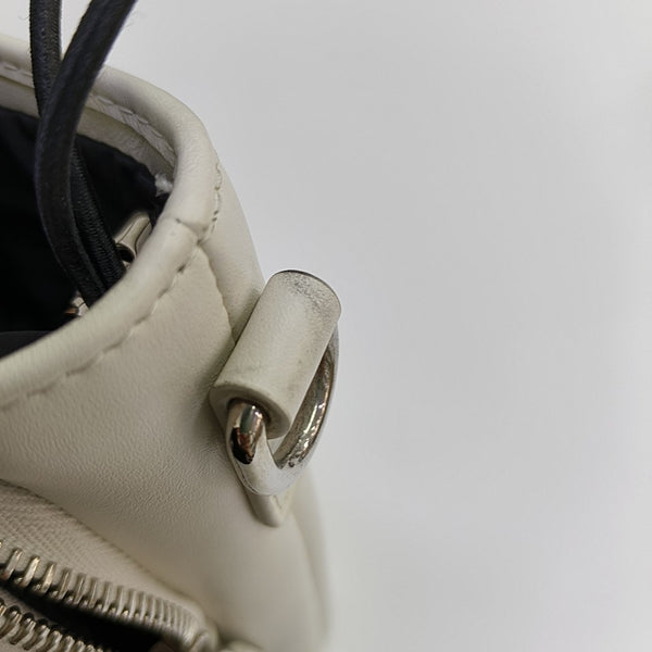 Calfskin Shoulder Bag White