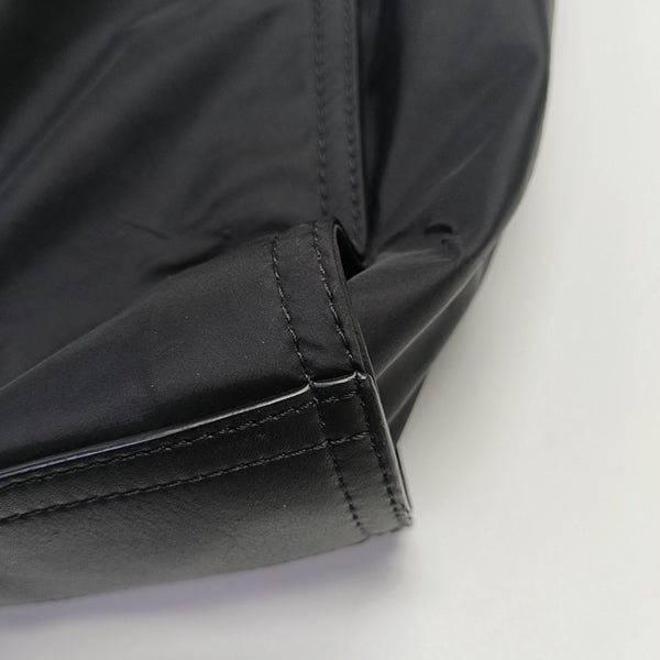 Nylon Top Handle Bag Black