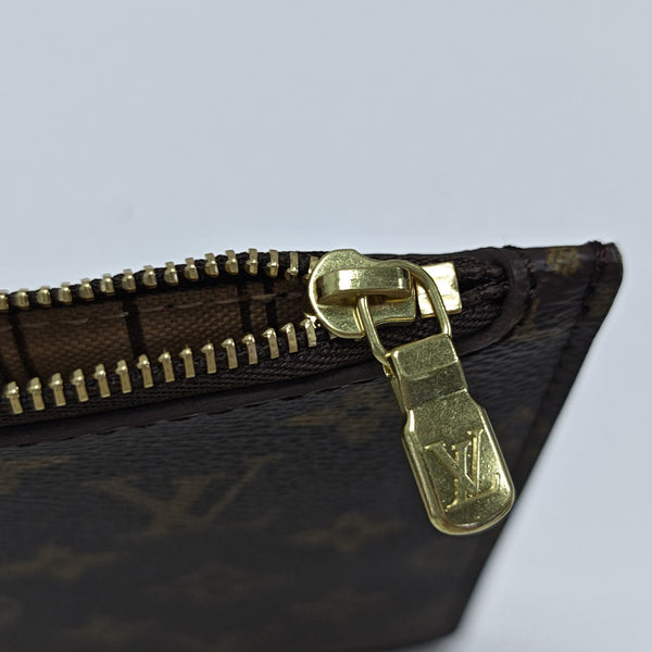 NEVERFULL MM Monogram Coated Canvas Brown