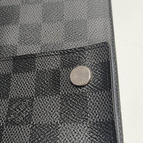 ALPHA Damier Graphite Coated Canvas Gray