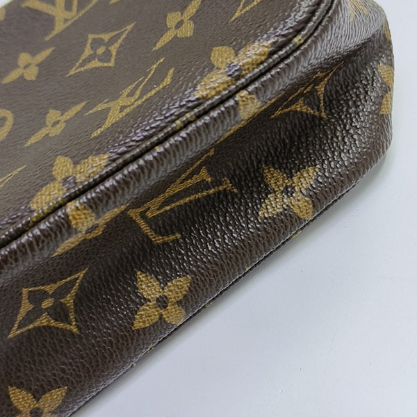 TROUSSE TOILETTE Monogram Coated Canvas Brown
