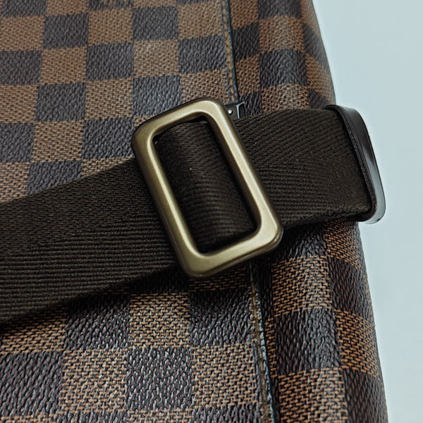 BROOKLYN Damier Ebene Coated Canvas Brown