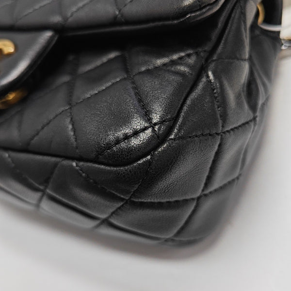 CLASSIC FLAP Mini Quilted Lambskin Black