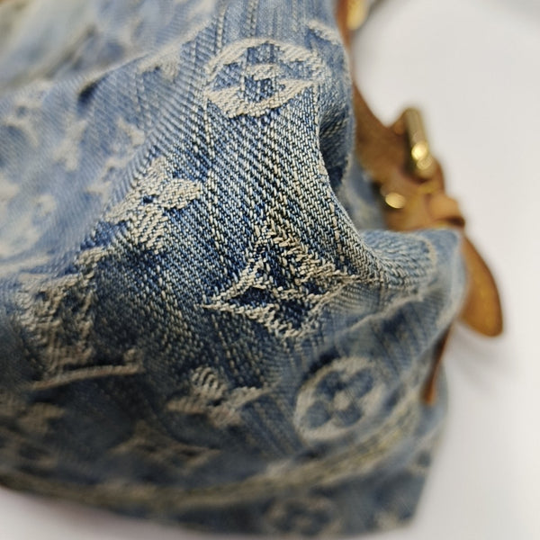 NEO CABBY Monogram Denim Blue