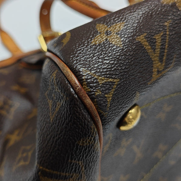 TIVOLI GM Monogram Coated Canvas Brown