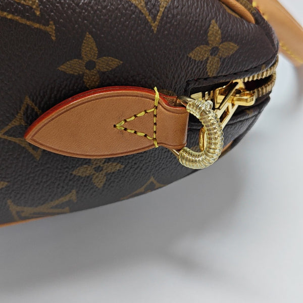 SPEEDY 20 Monogram Coated Canvas Brown