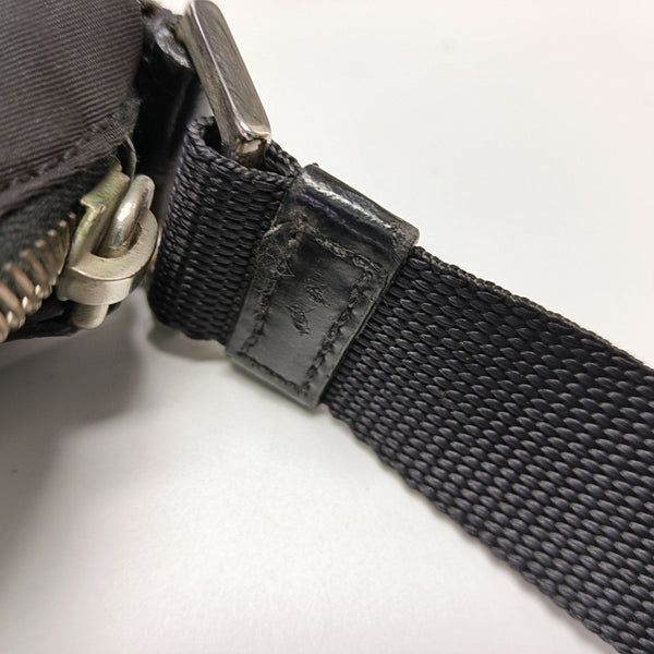 Nylon Shoulder Bag Black
