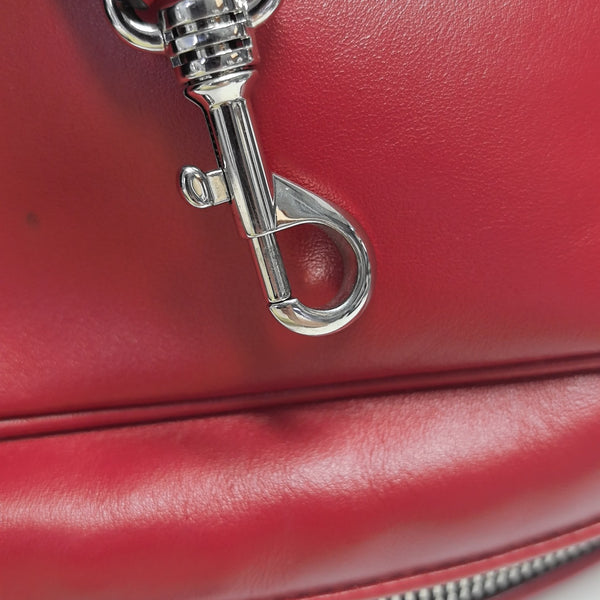Lambskin Shoulder Bag Red
