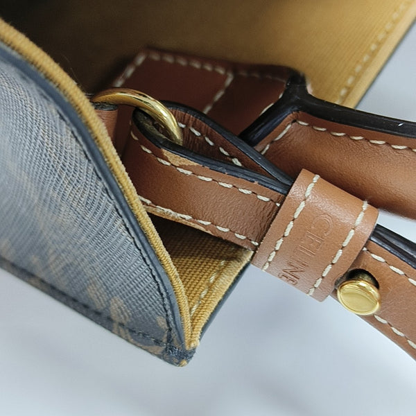 CABAS CELINE Mini Coated Canvas Brown