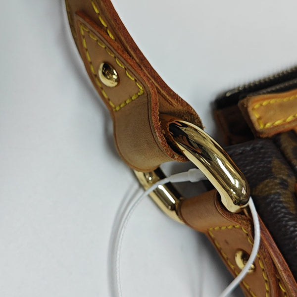TULUM PM Monogram Coated Canvas Brown