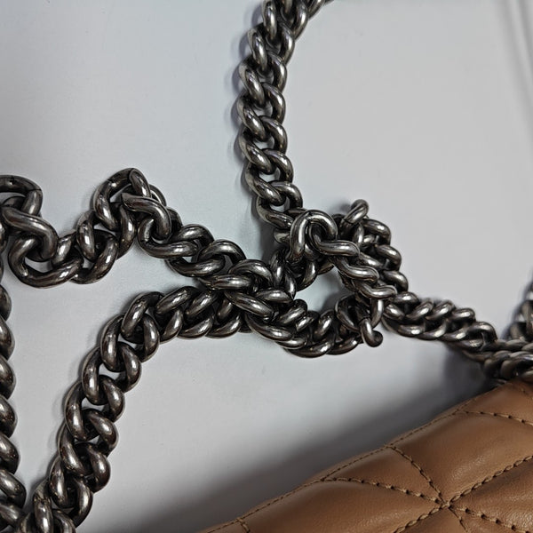 GG Marmont Small Quilted Calfskin Pink