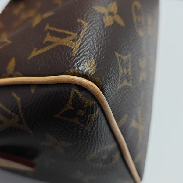 SPEEDY 20 Monogram Coated Canvas Brown