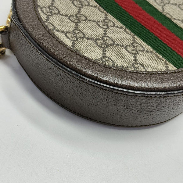 Ophidia Mini Monogram Lona Revestida Beige