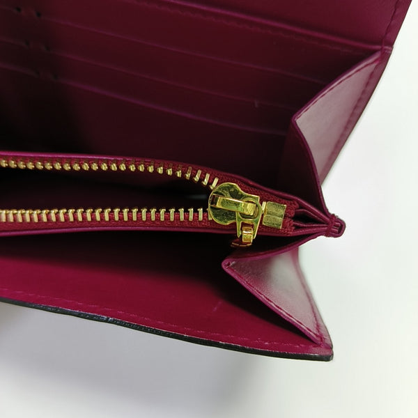 PORTE MONNAIE Patent Leather Red Wallet