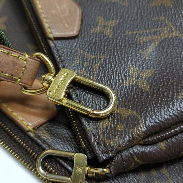 MULTI Monogram Coated Canvas Brown