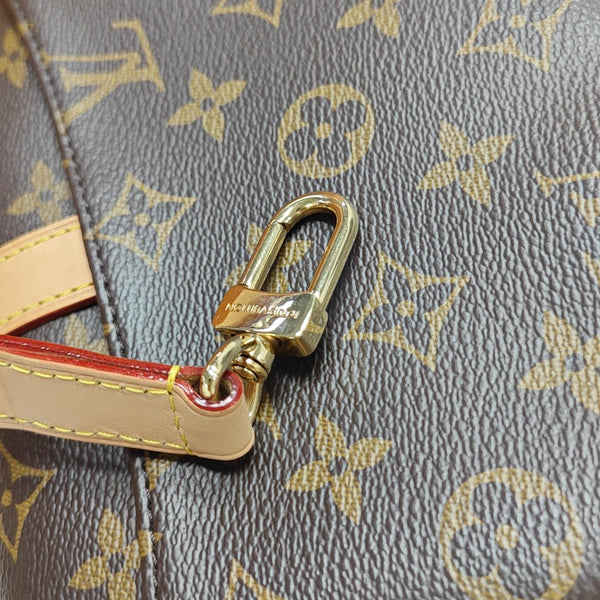 SAUMUR BB Monogram Coated Canvas Brown