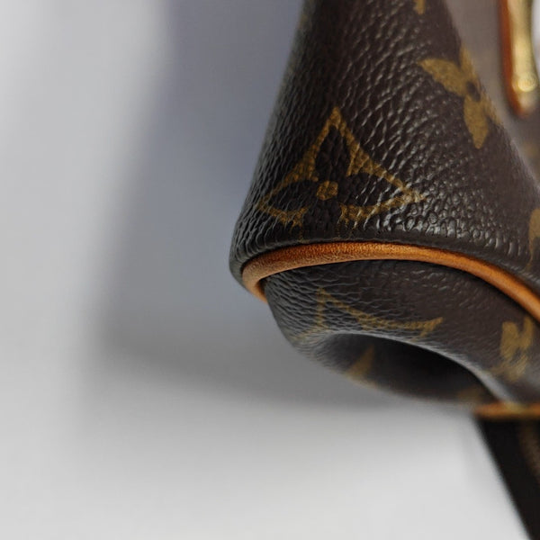 EVA Monogram Coated Canvas Brown