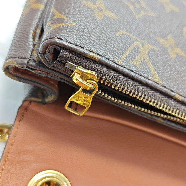 MARCEAU Monogram Coated Canvas Brown