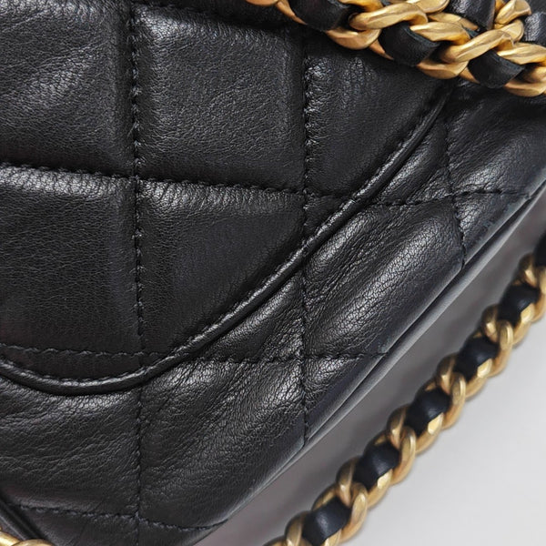 Quilted Calfskin Black