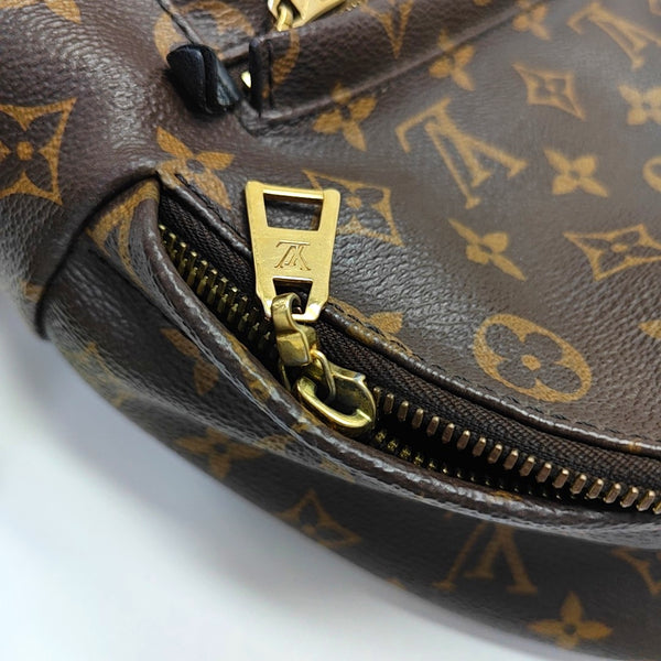 PALM SPRINGS PM Monogram Coated Canvas Brown