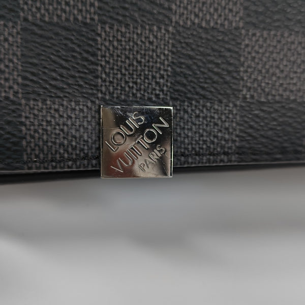 DISTRICT MM Damier Graphite Coated Canvas Gray