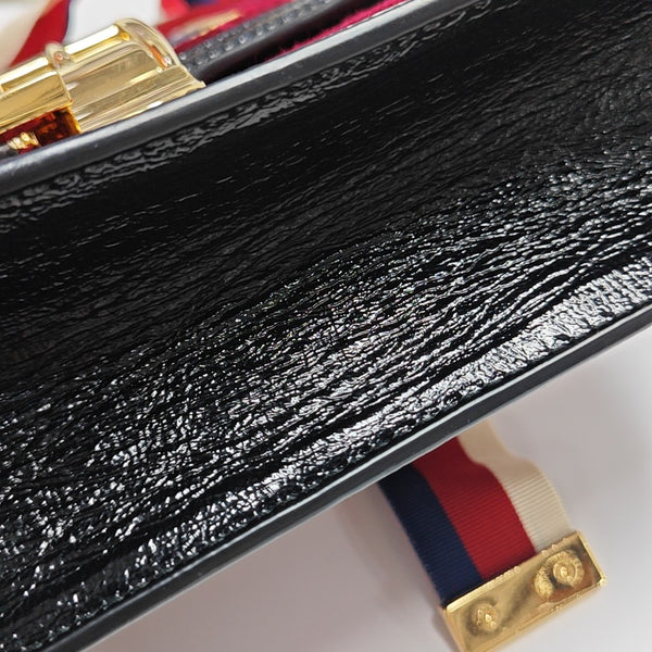 Sylvie Small Monogram Velvet Red