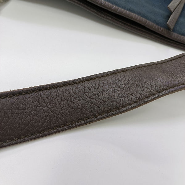 Fabric Shoulder Bag Blue