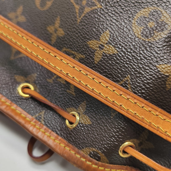 NÉONOÉ Nano Monogram Coated Canvas Brown