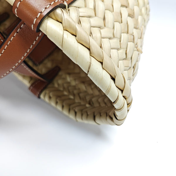 TEEN TRIOMPHE CELINE CLASSIC Mini Straw Beige