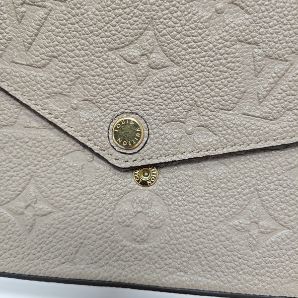 FÉLICIE Monogram Calfskin Gray