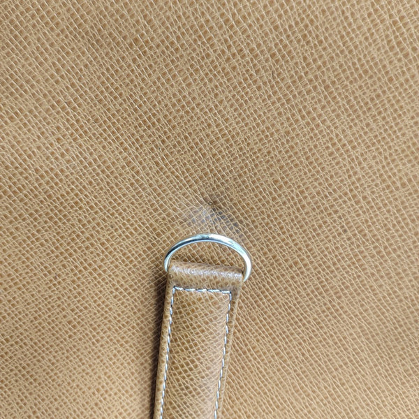 Calfskin Top Handle Bag Brown