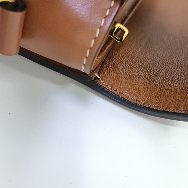 TRIOMPHE Small Coated Canvas Brown