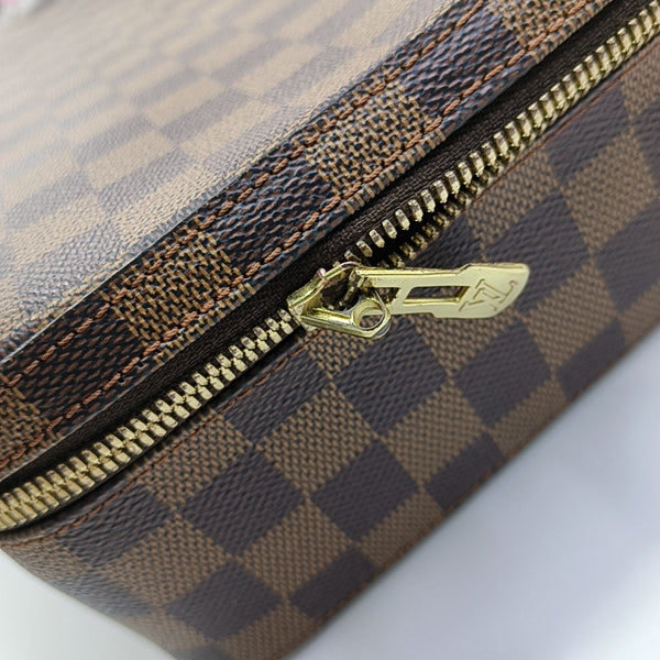 SABANA Damier Ebene Coated Canvas Brown