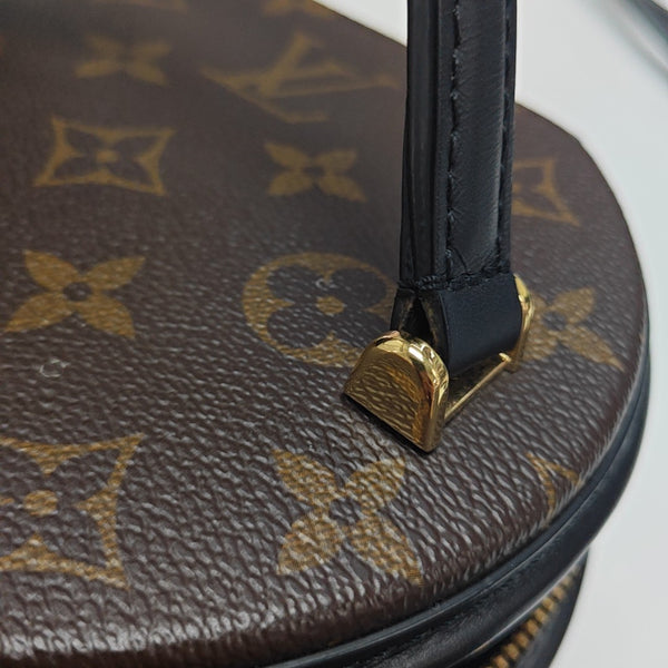 CANNES PM Monogram Coated Canvas Brown