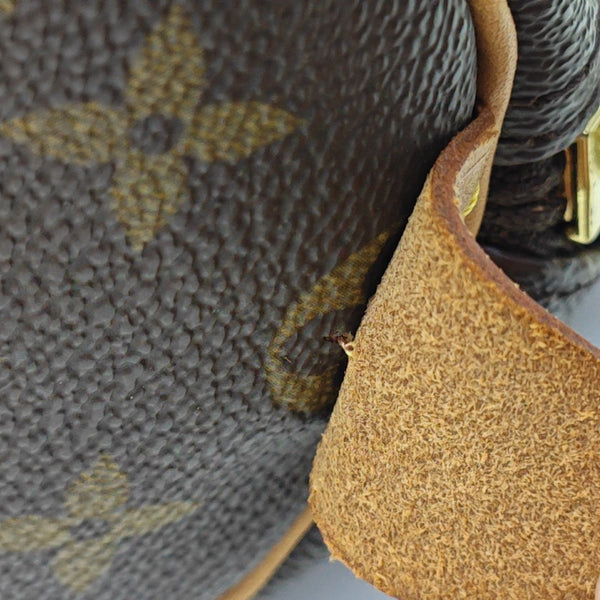 KEEPALL 45 Monogram Coated Canvas Brown