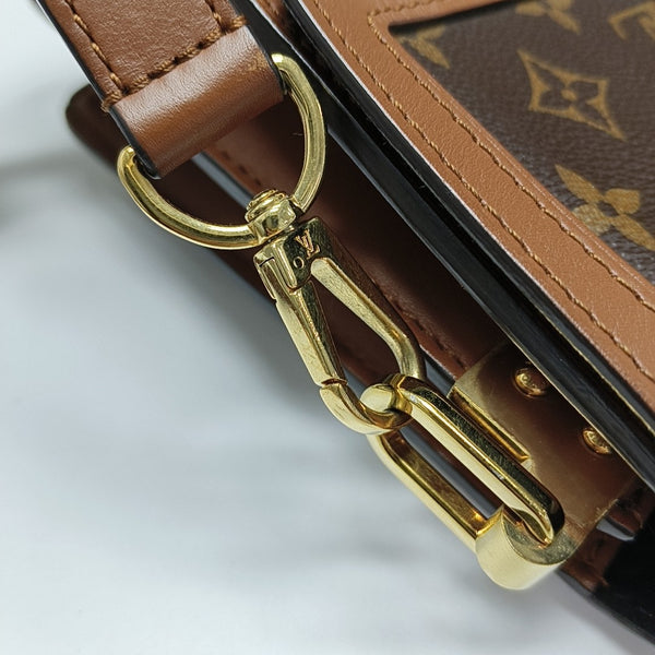 DAUPHINE MM Monogram Coated Canvas Brown
