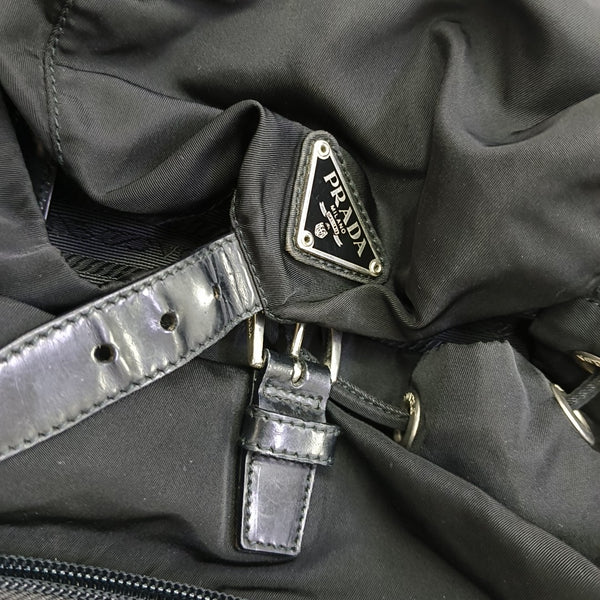 Nylon Backpack Black
