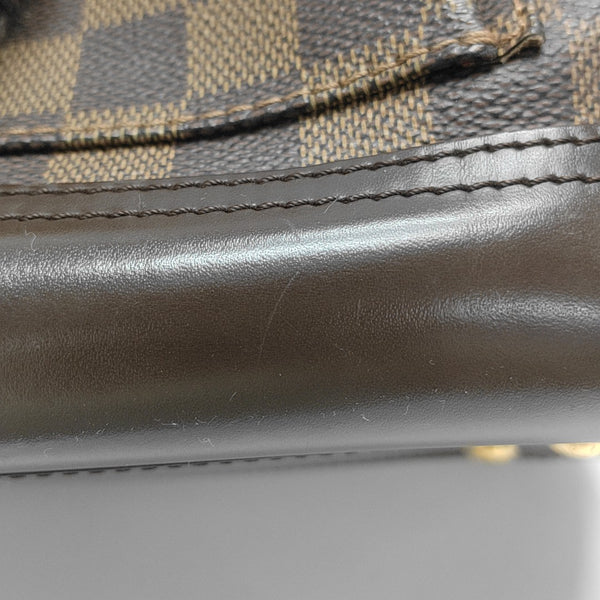 KNIGHTSBRIDGE Damier Ebene Coated Canvas Brown